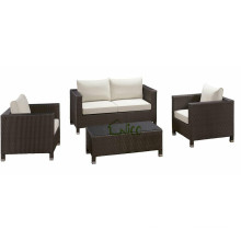 DE- (9) conjunto de sofá de jardim rattan jardim mobiliário exterior